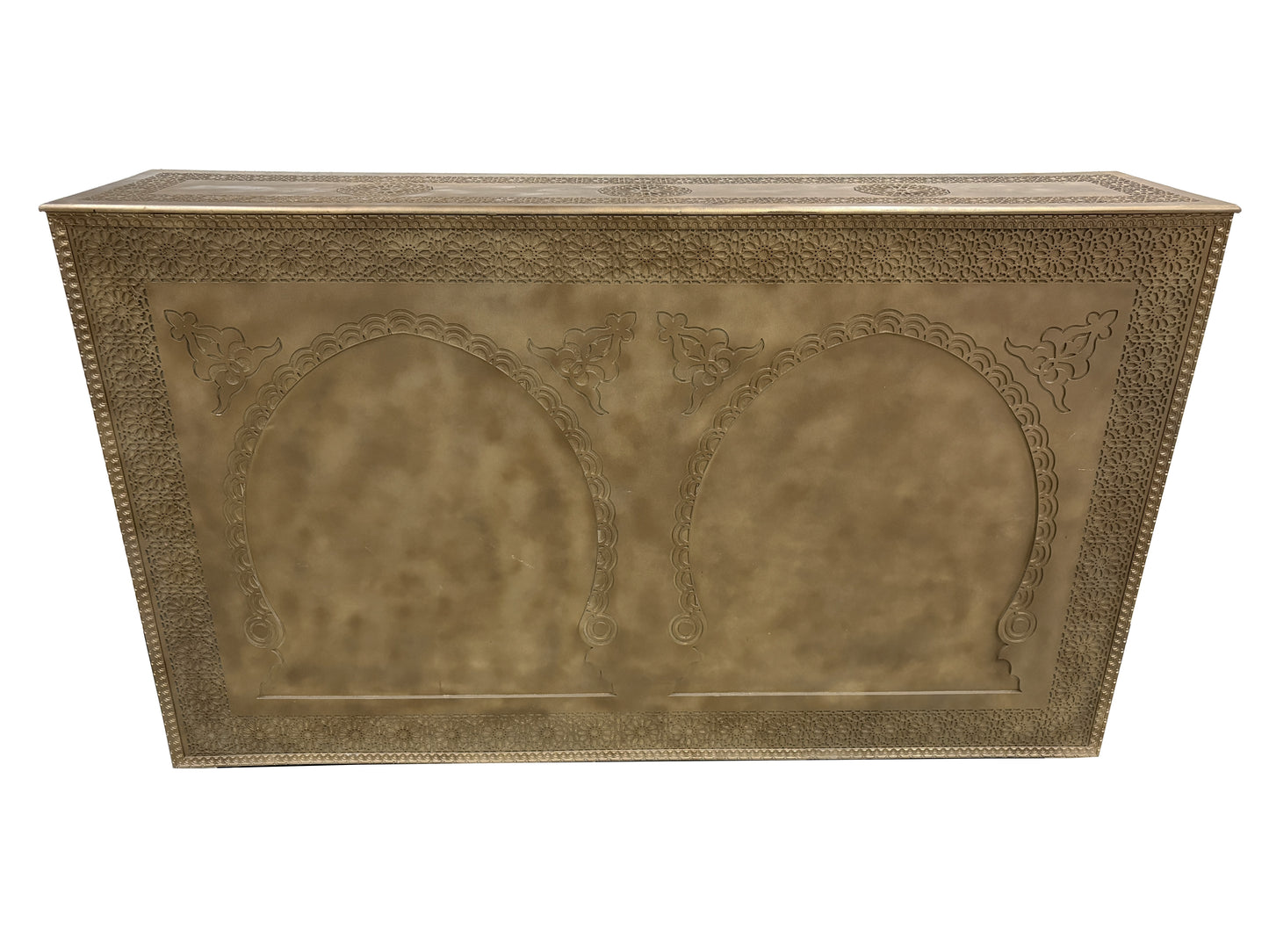 Gold Carved Cedar Wood Bar
