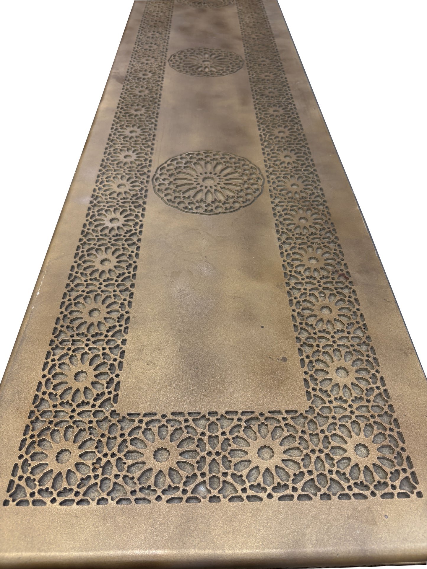 Gold Carved Cedar Wood Bar
