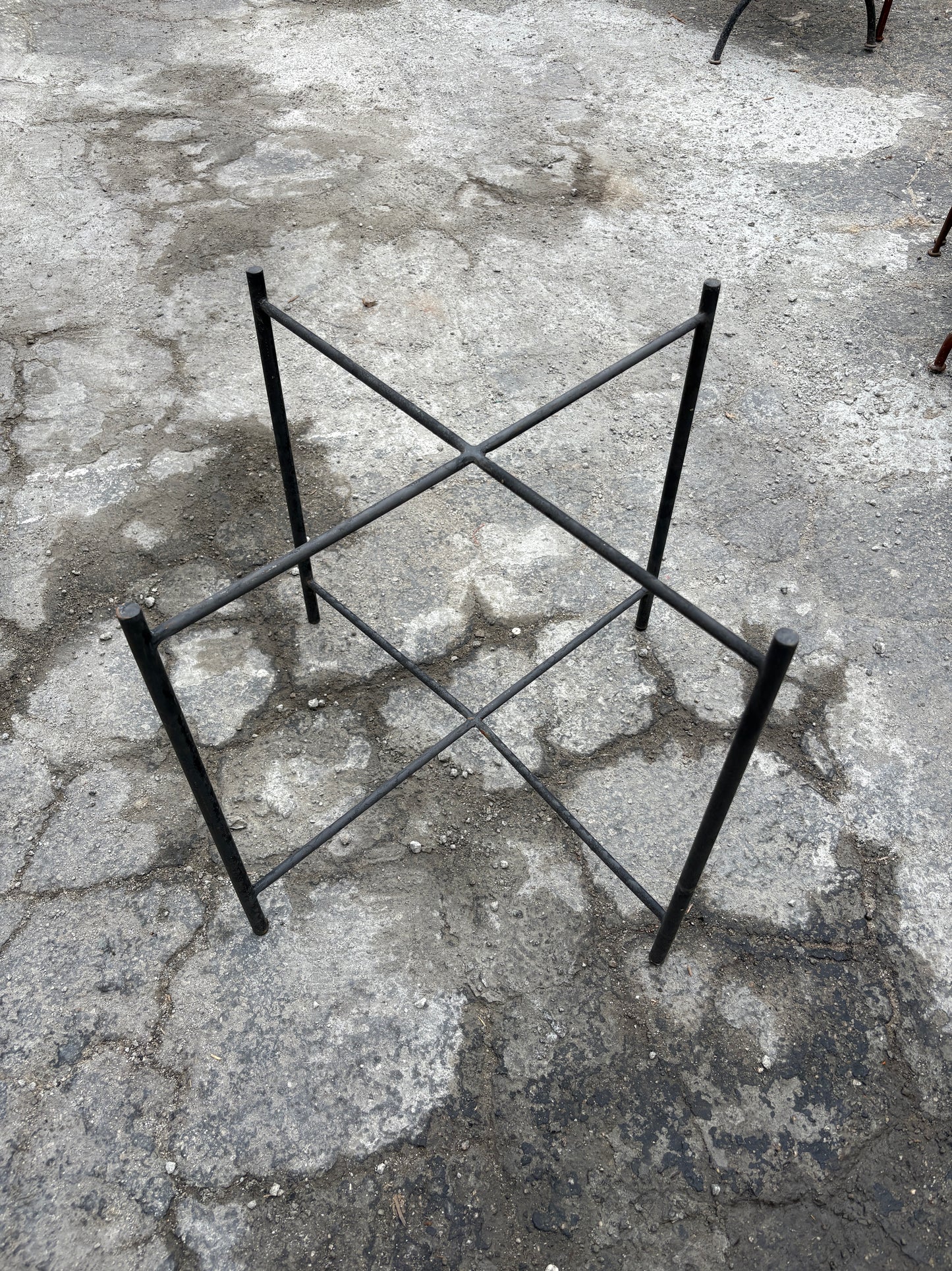 Wrought Iron Table Base #1
