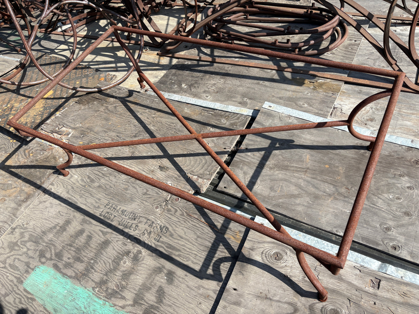 Wrought Iron Table Base #28