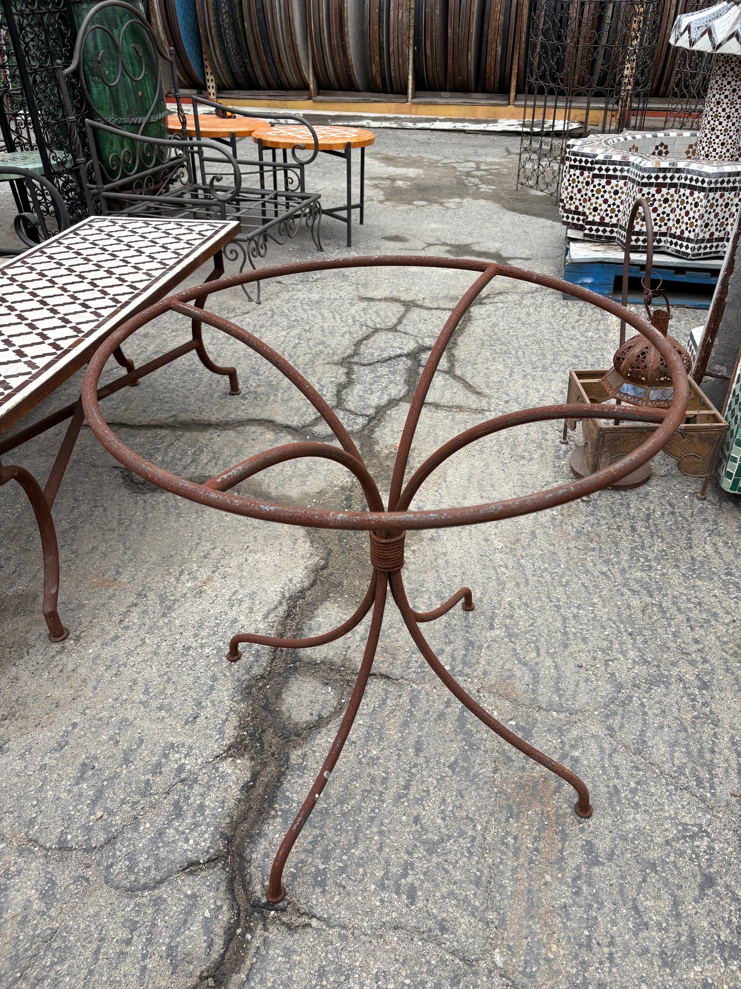 Wrought Iron Table Base #7