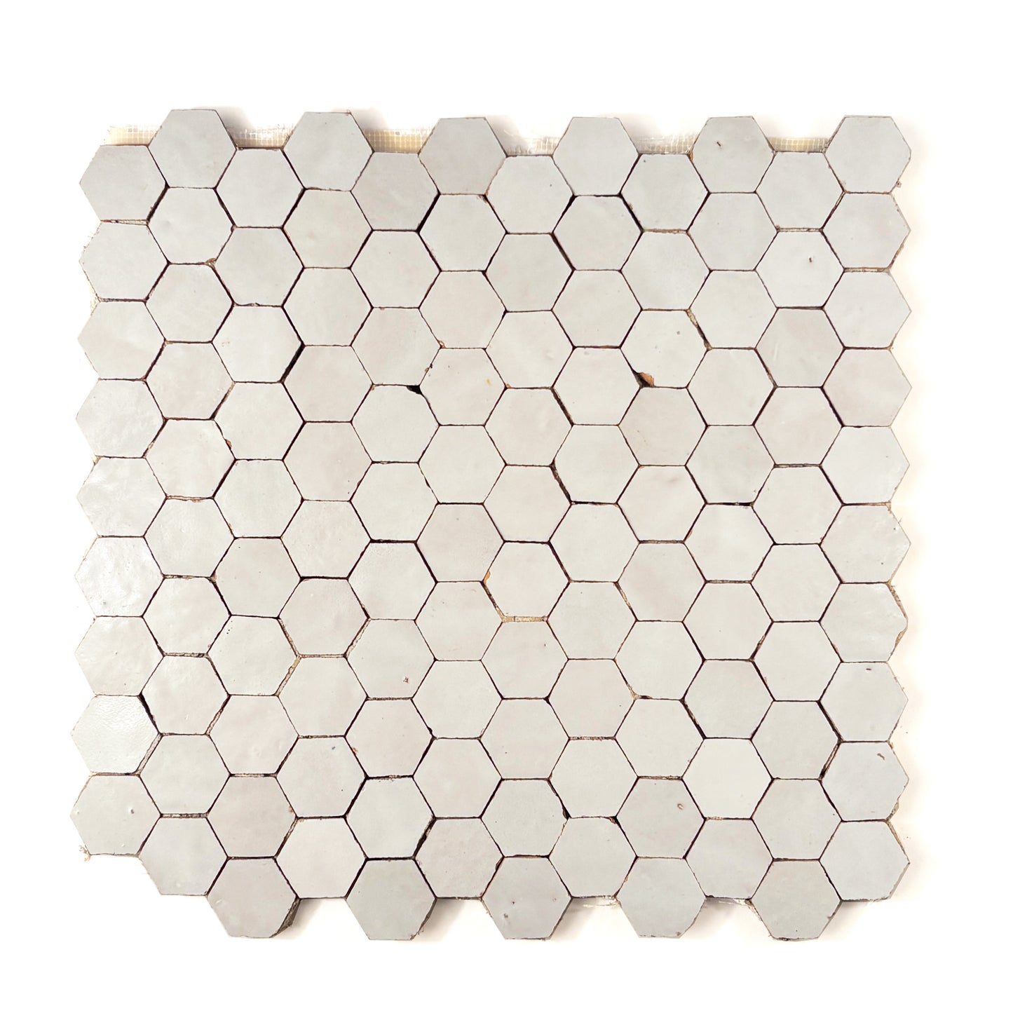 Hex Mosaic Blanc