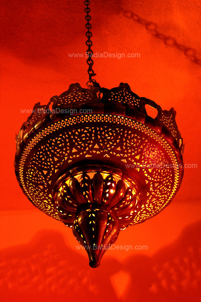 Silver and Bronze Color Chandelier