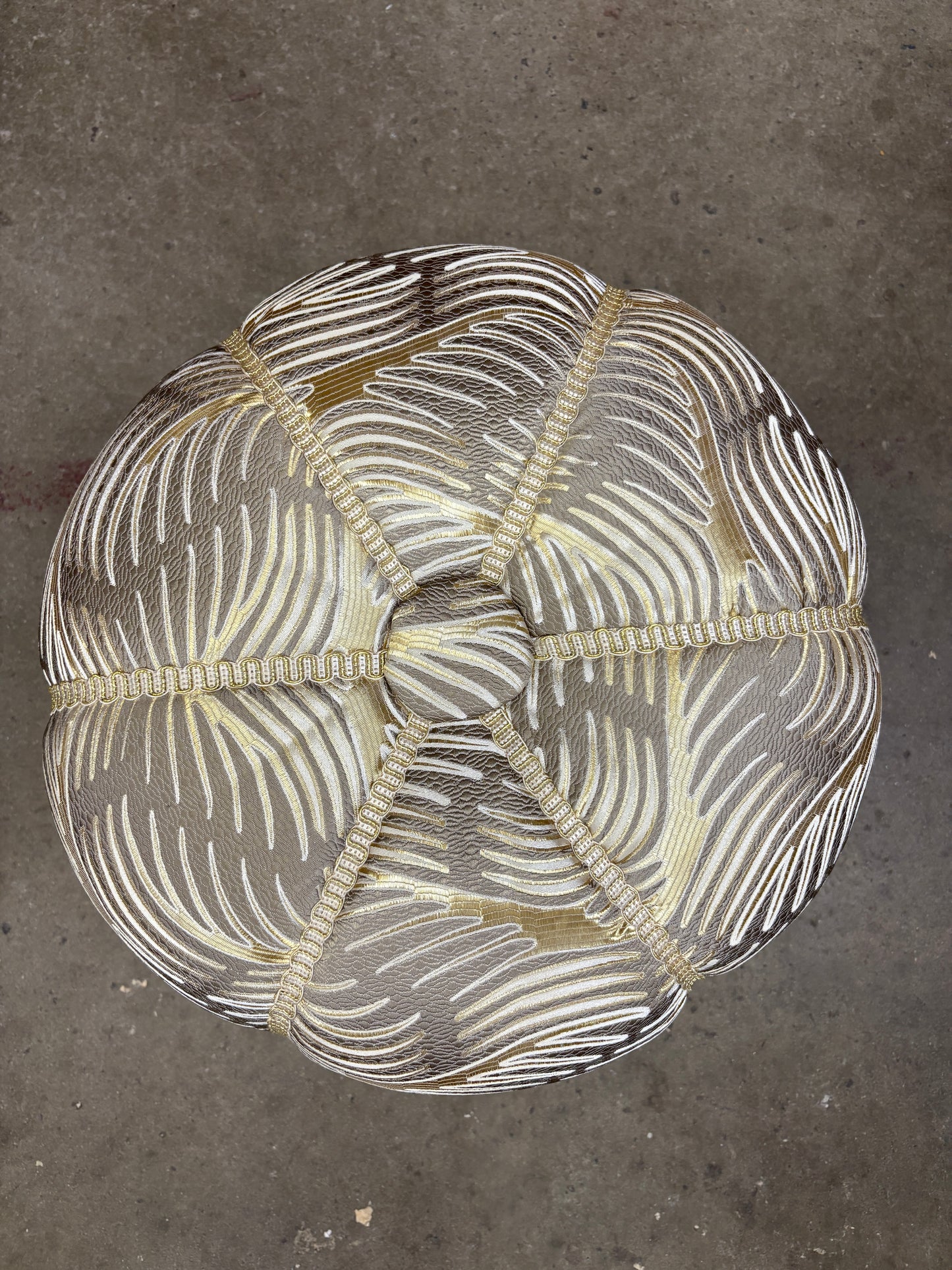 Moroccan Stuffed Fabric Pouf