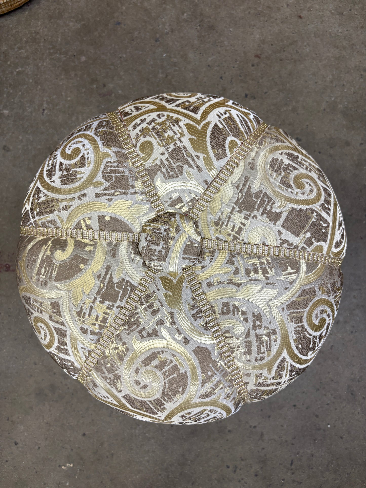 Moroccan Stuffed Fabric Pouf