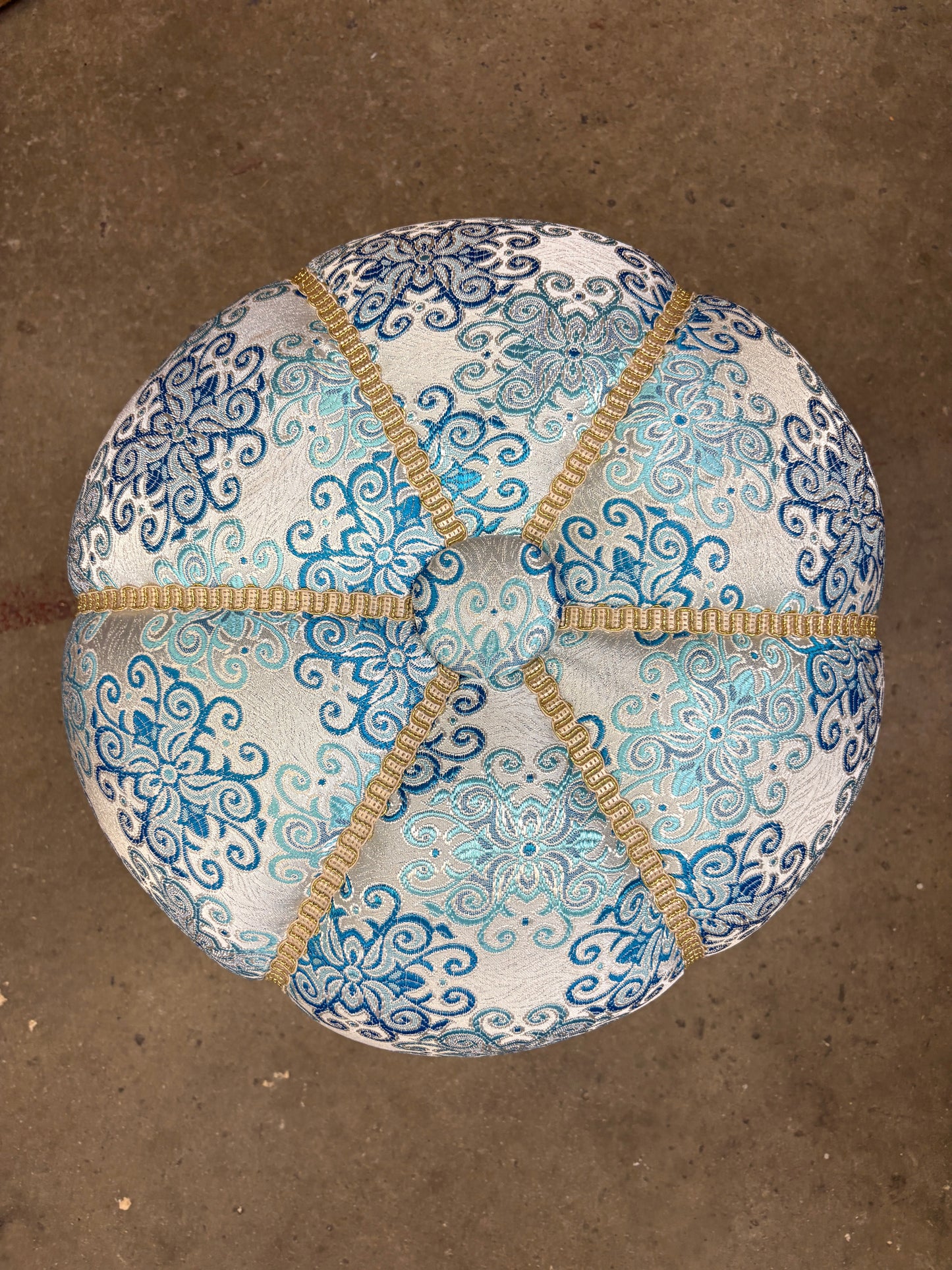 Moroccan Stuffed Fabric Pouf