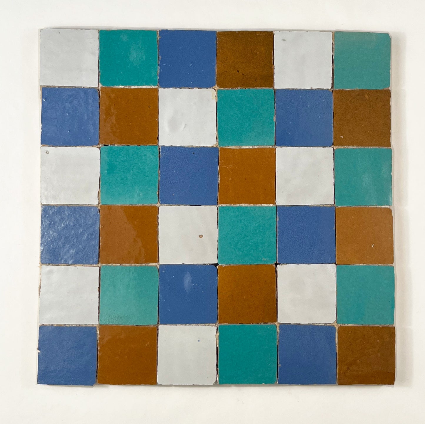 2x2 Blanc + Cornflower + Teal + Caramel