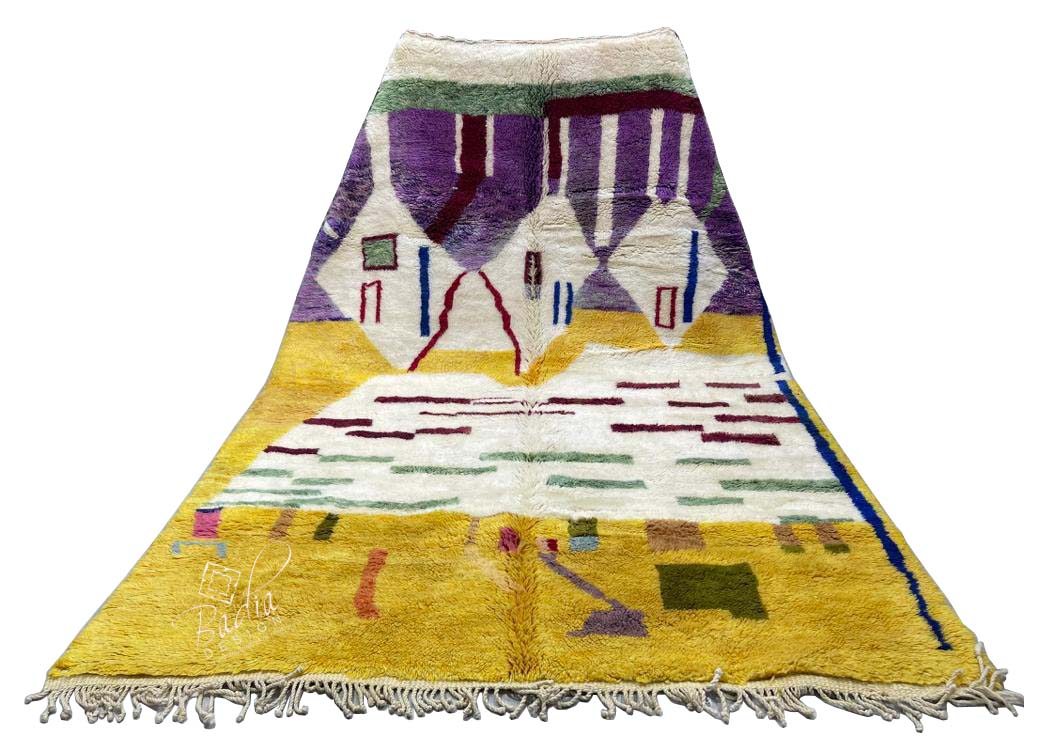 Multi-Color Handmade Berber Area Rug