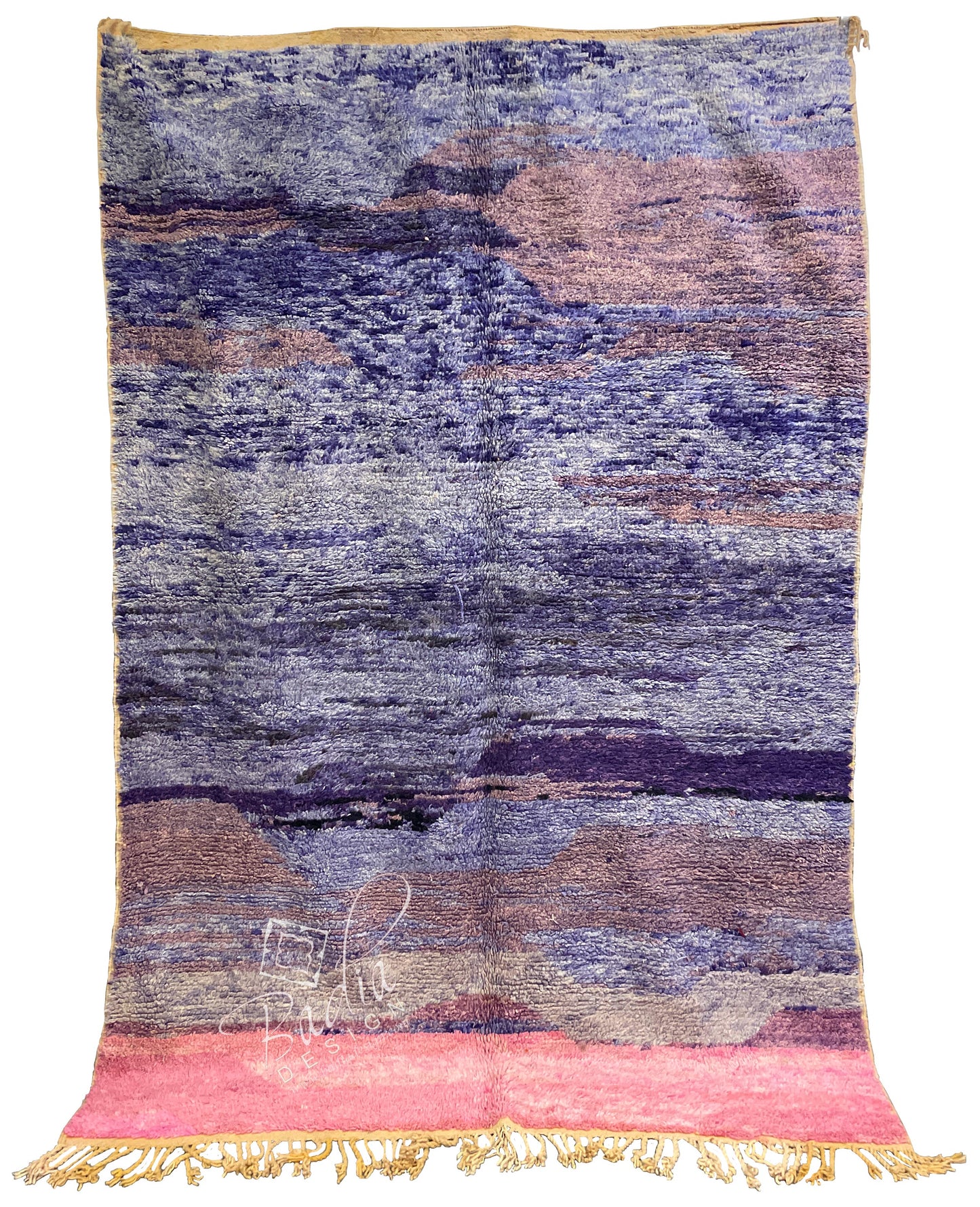 Multi-Color Handwoven Moroccan Berber Rug