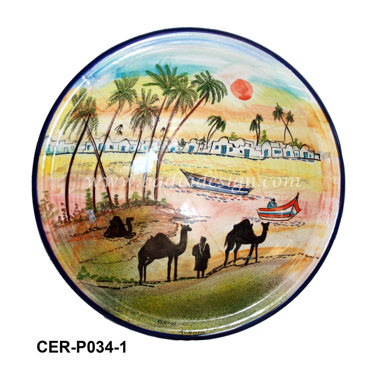 Hand Painted Artistic Ceramic Bowl