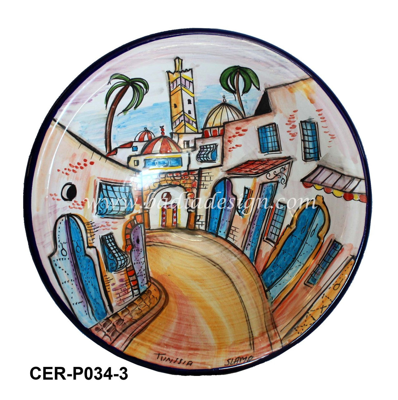 Hand Painted Artistic Ceramic Bowl