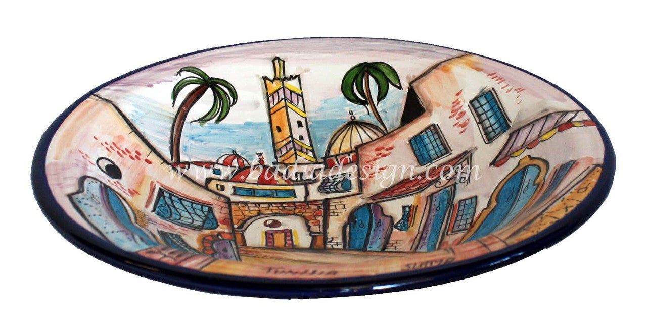 Hand Painted Artistic Ceramic Bowl