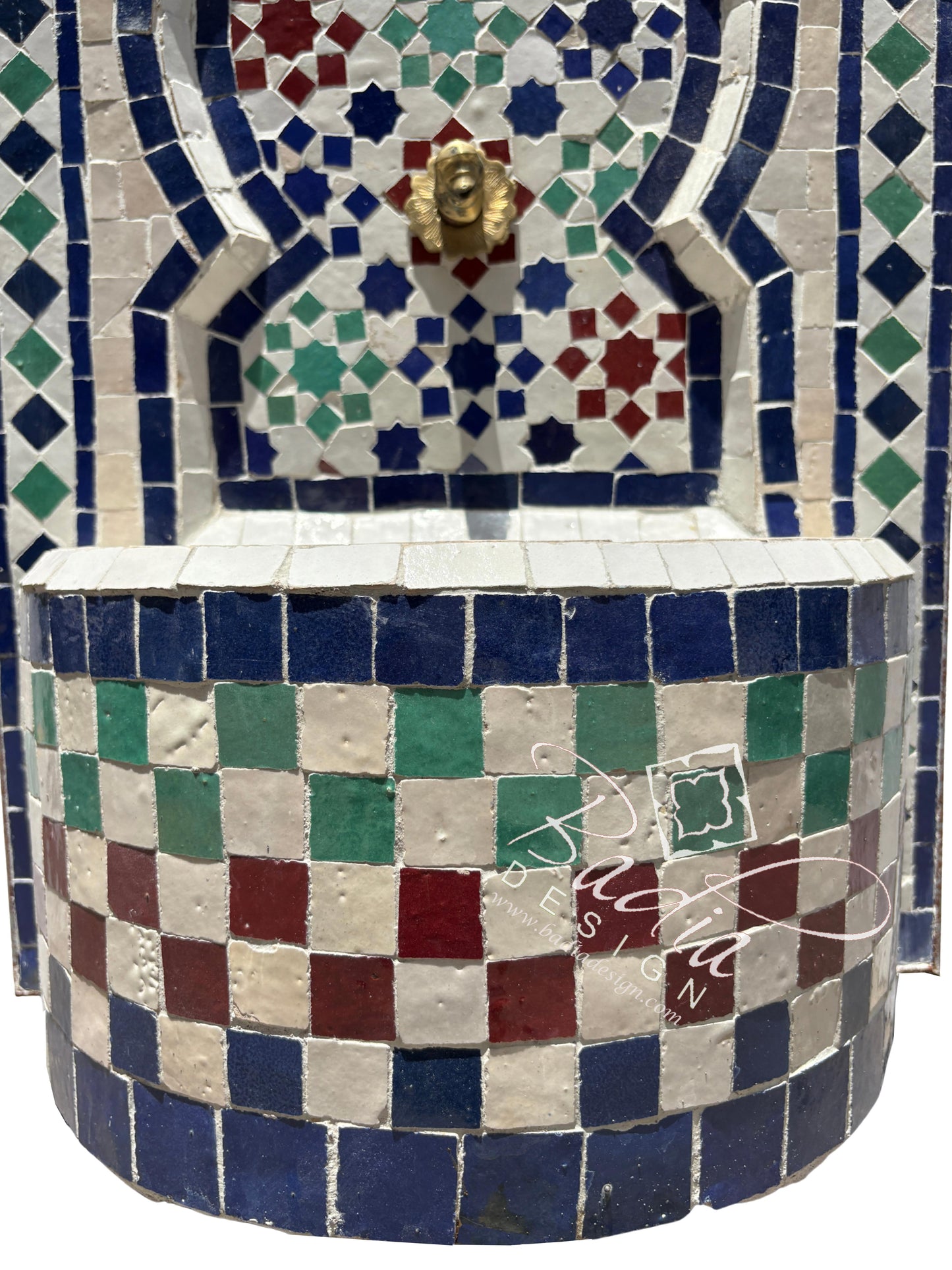 Small Multi-Color Tile Water Fountain