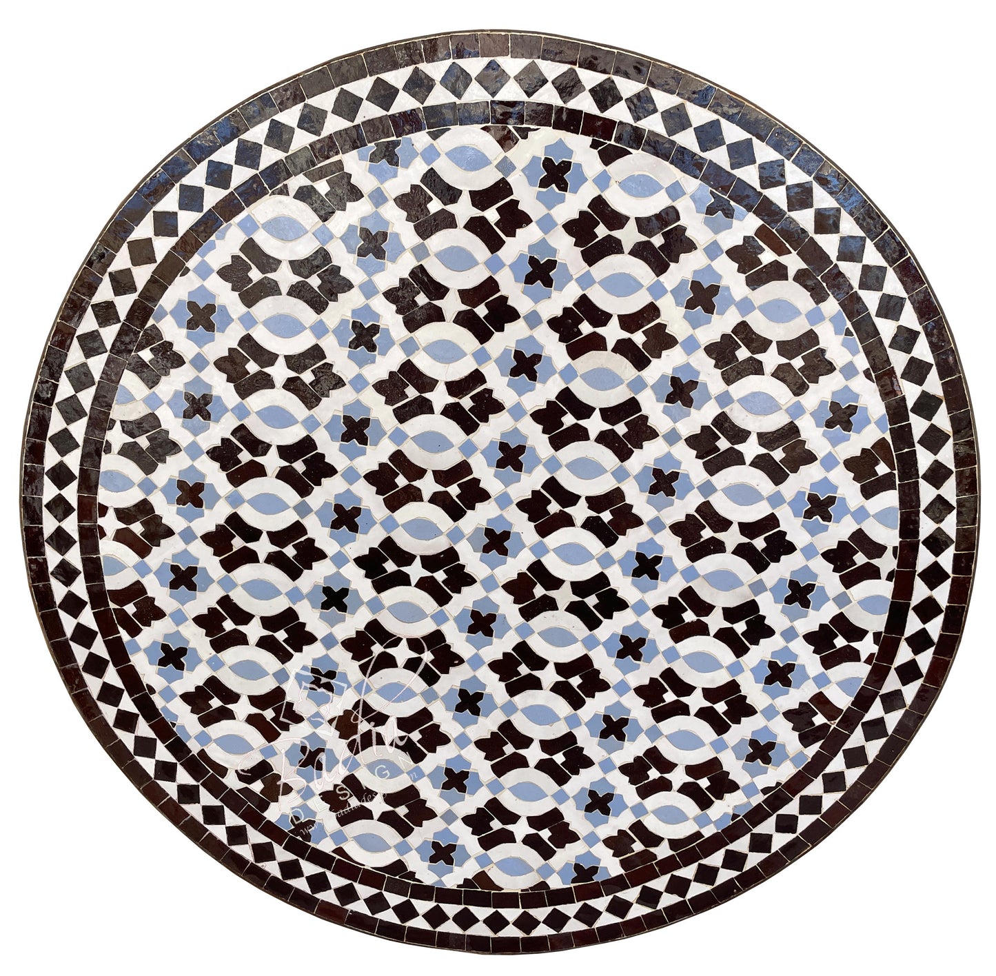 Multi-Color Intricately Designed Tile Table Top