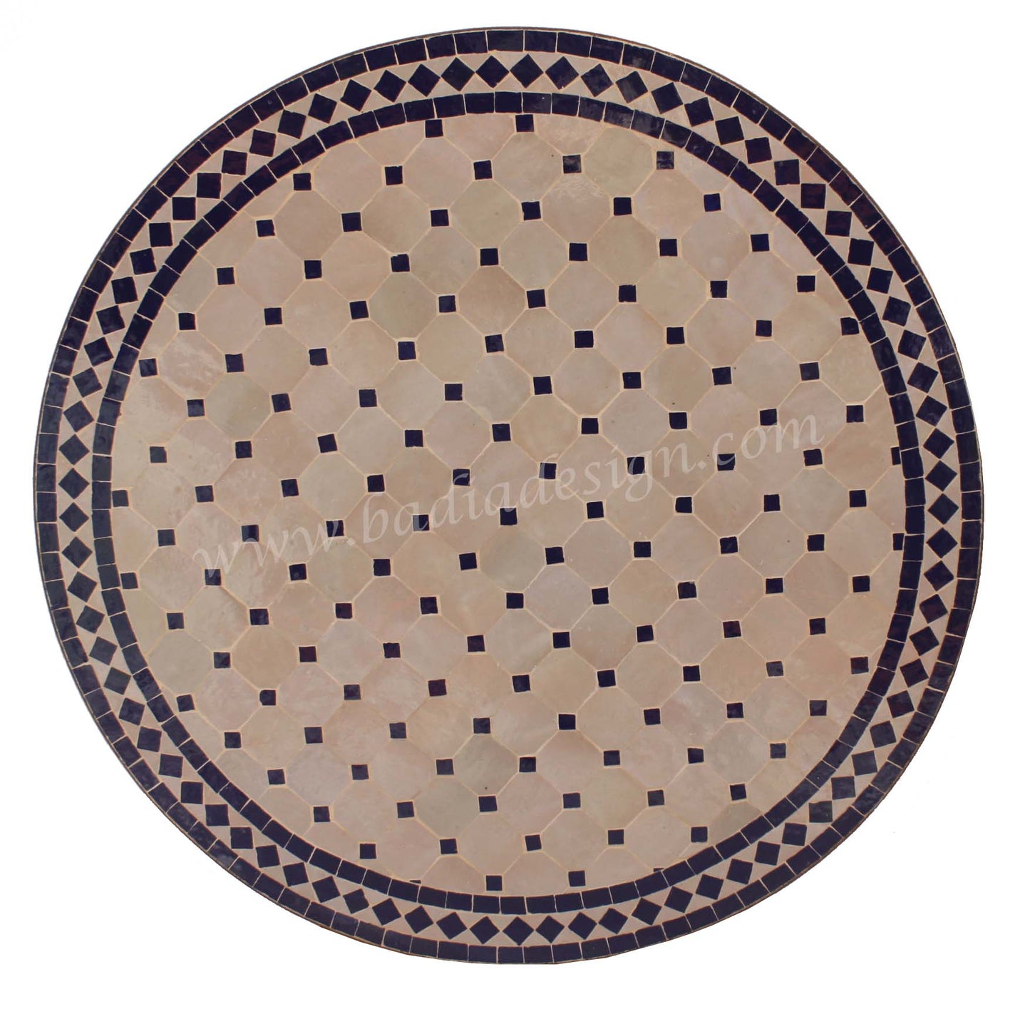 Round Mosaic Tile Table Top