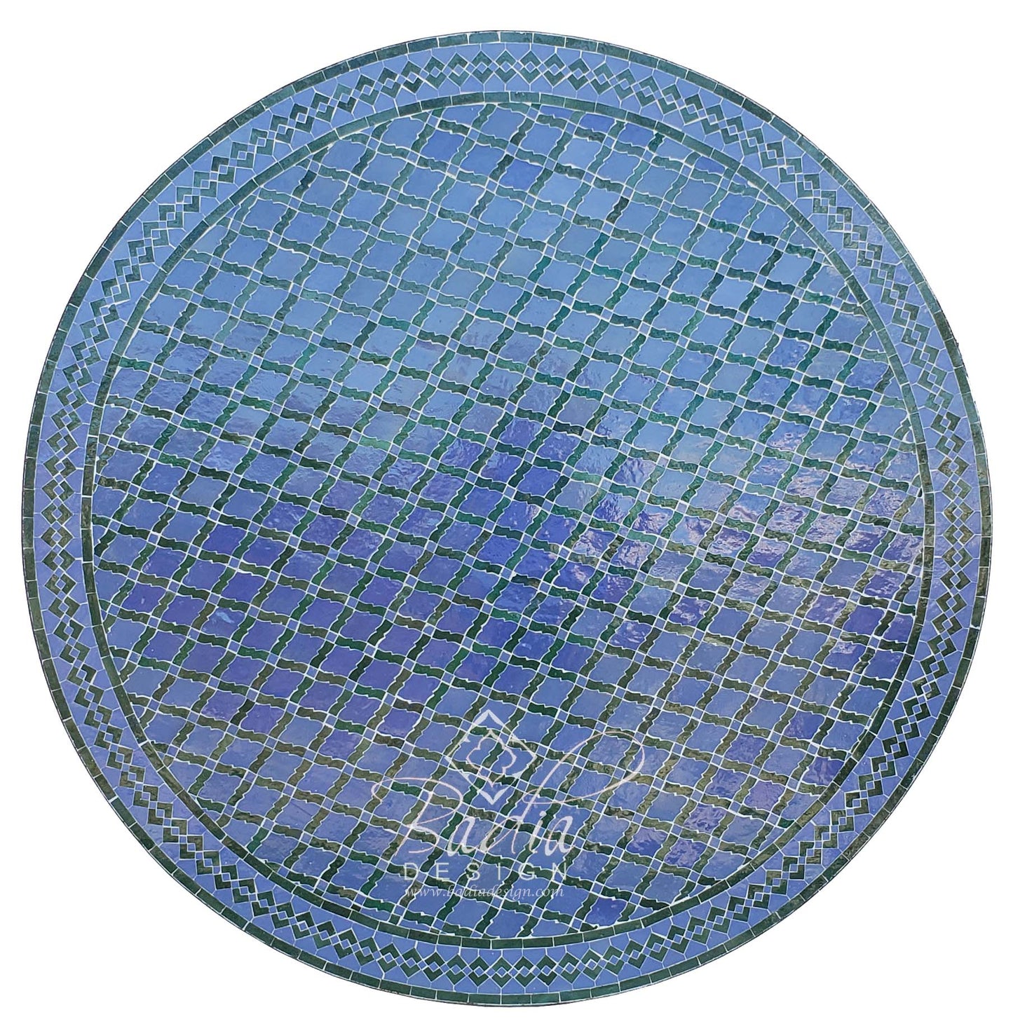 Intricately Designed Moroccan Mosaic Tile Table Top