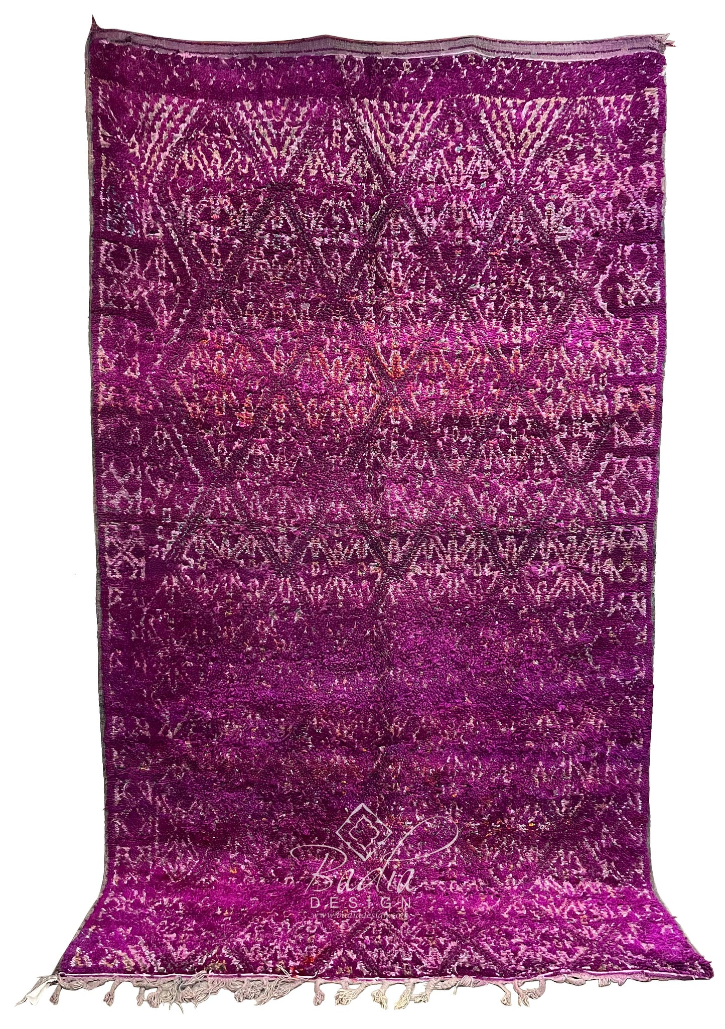Moroccan Purple Vintage Hand Woven Rug
