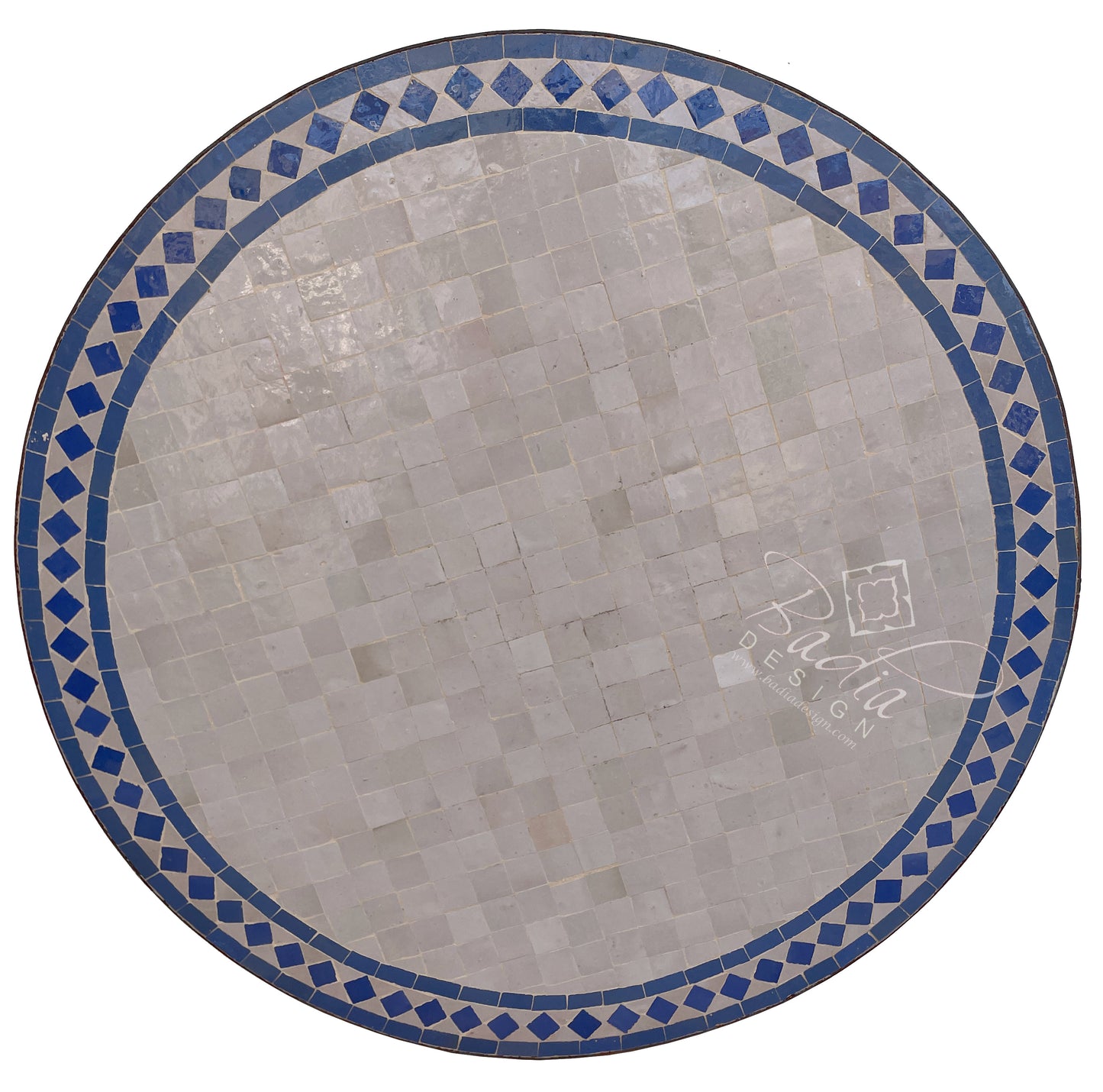 Round Moroccan Tile Table Top