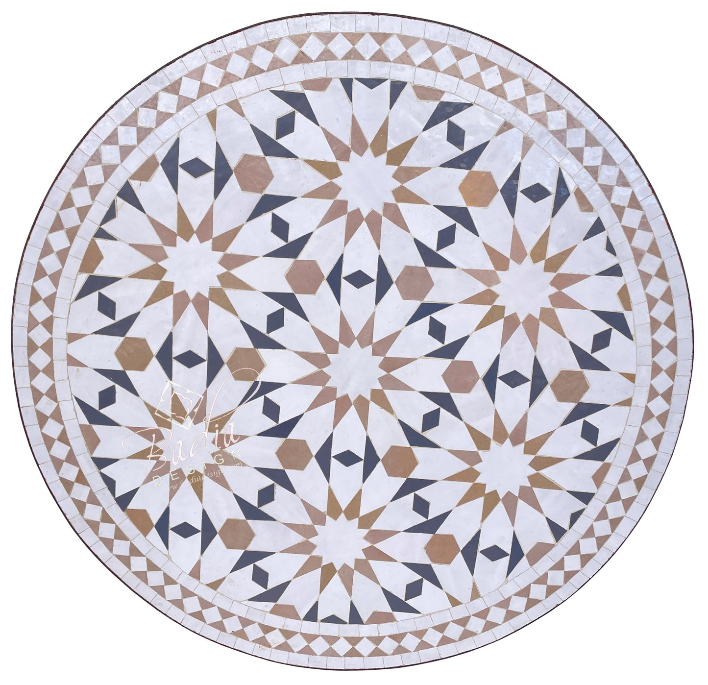 Multi-Color Ceramic Tile Table Top