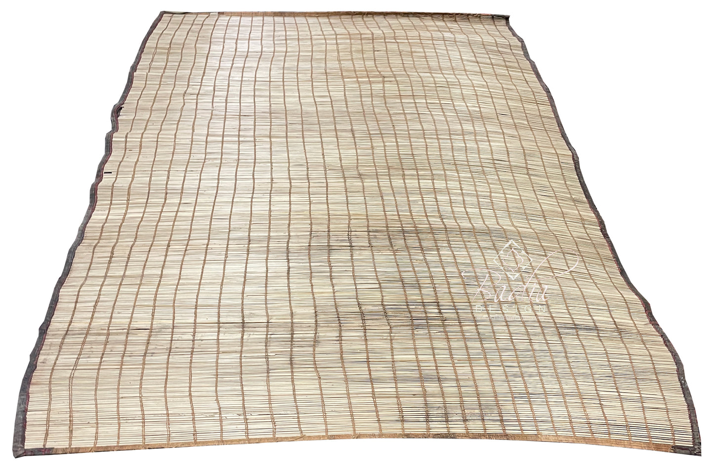 Traditional Handwoven Berber Straw Mat