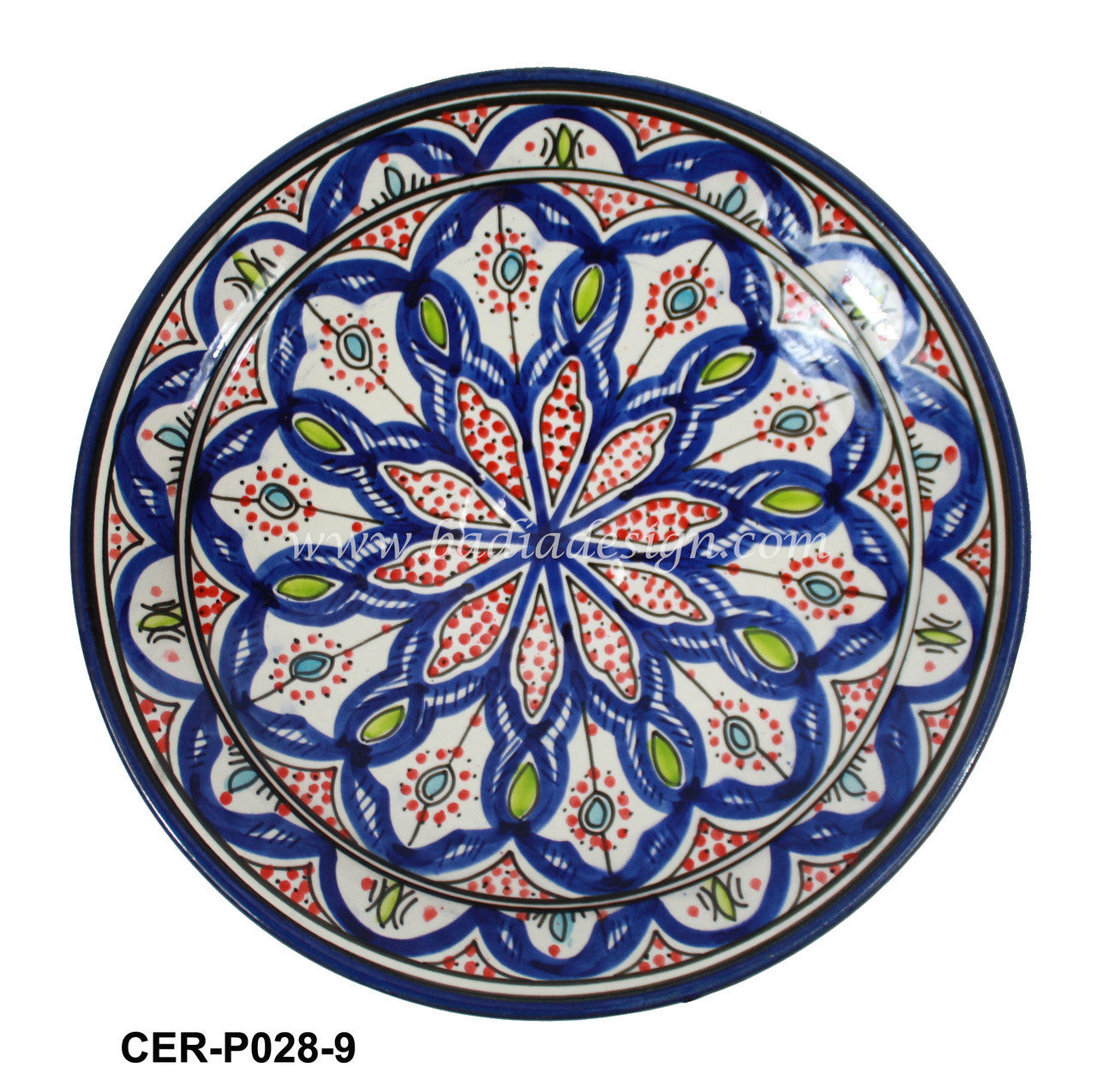 Hand Painted Ceramic Plate