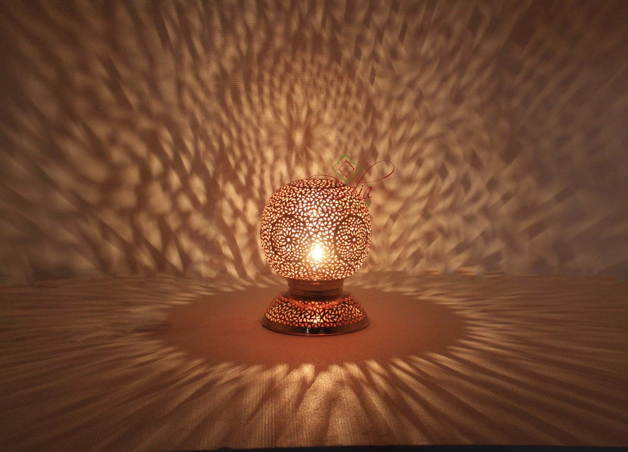 Silver and Copper Desktop Lanterns