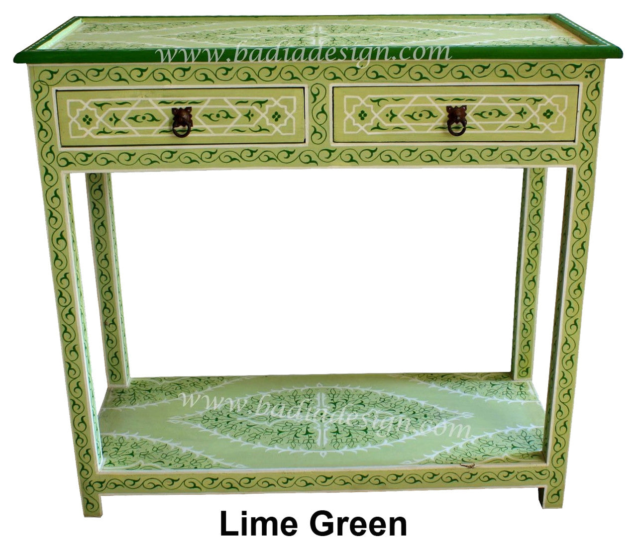 Hand Painted Moroccan Buffet Table