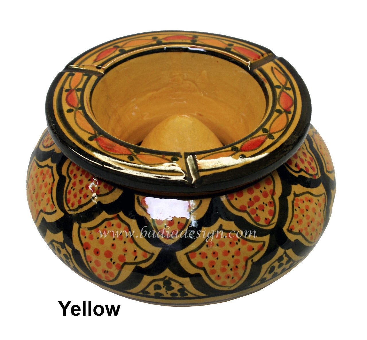 Hand Painted Ceramic Ashtray