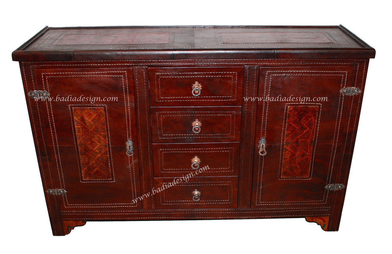 Moroccan Premium Leather Cabinet