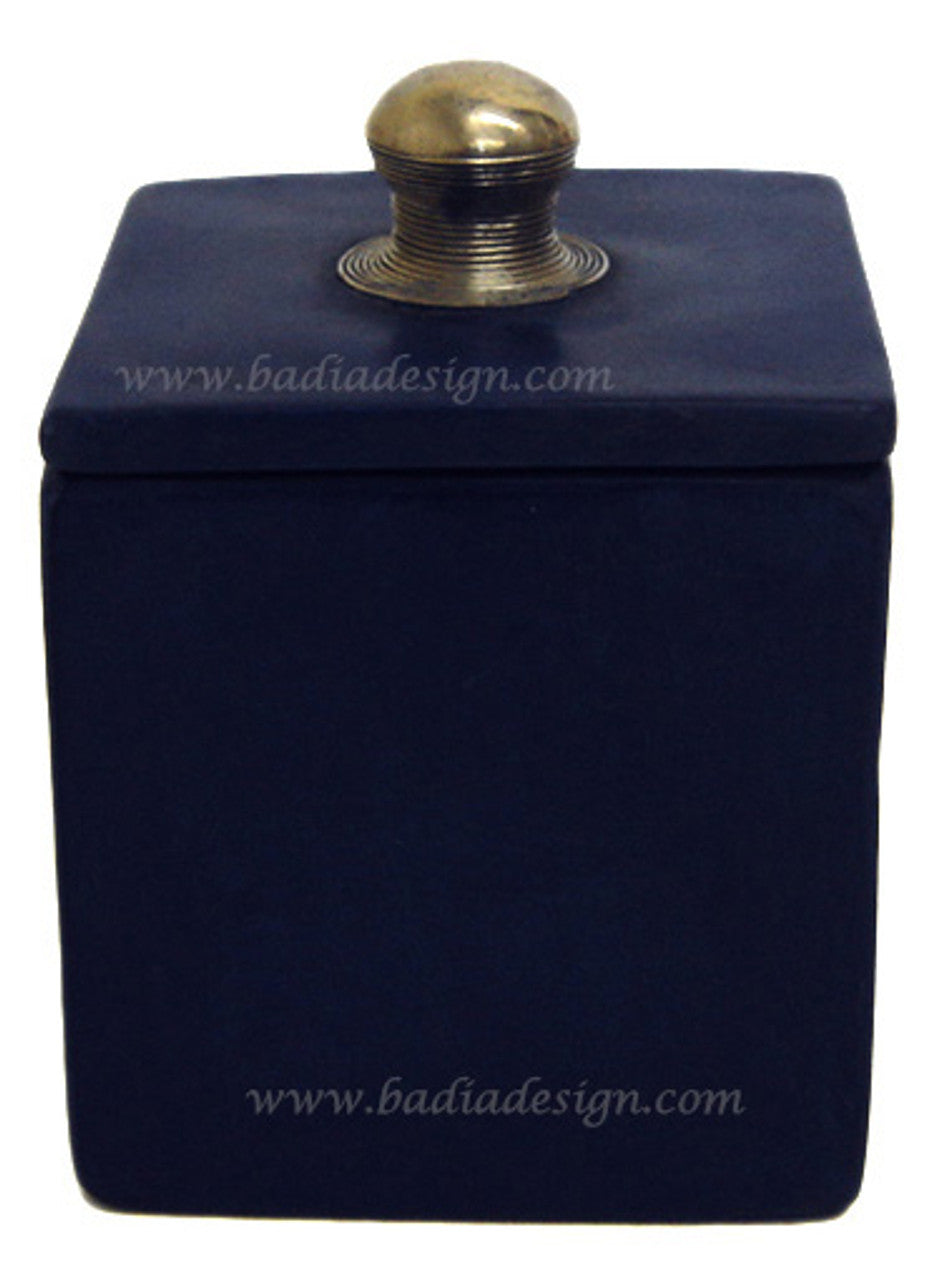 Moroccan Tadelakt Square Ceramic Box