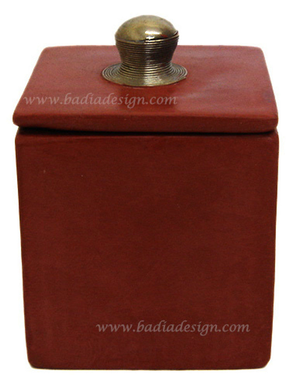 Moroccan Tadelakt Square Ceramic Box