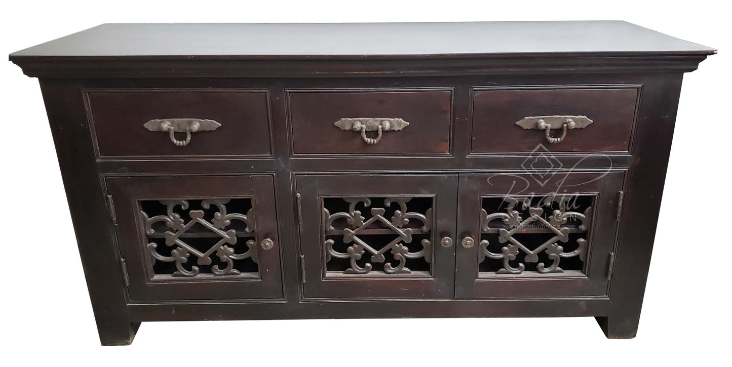 One of a Kind Vintage Hand Designed Wooden Cabinet - CW-CA070