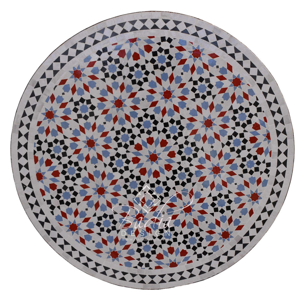 Moroccan Mosaic Tile Table Top