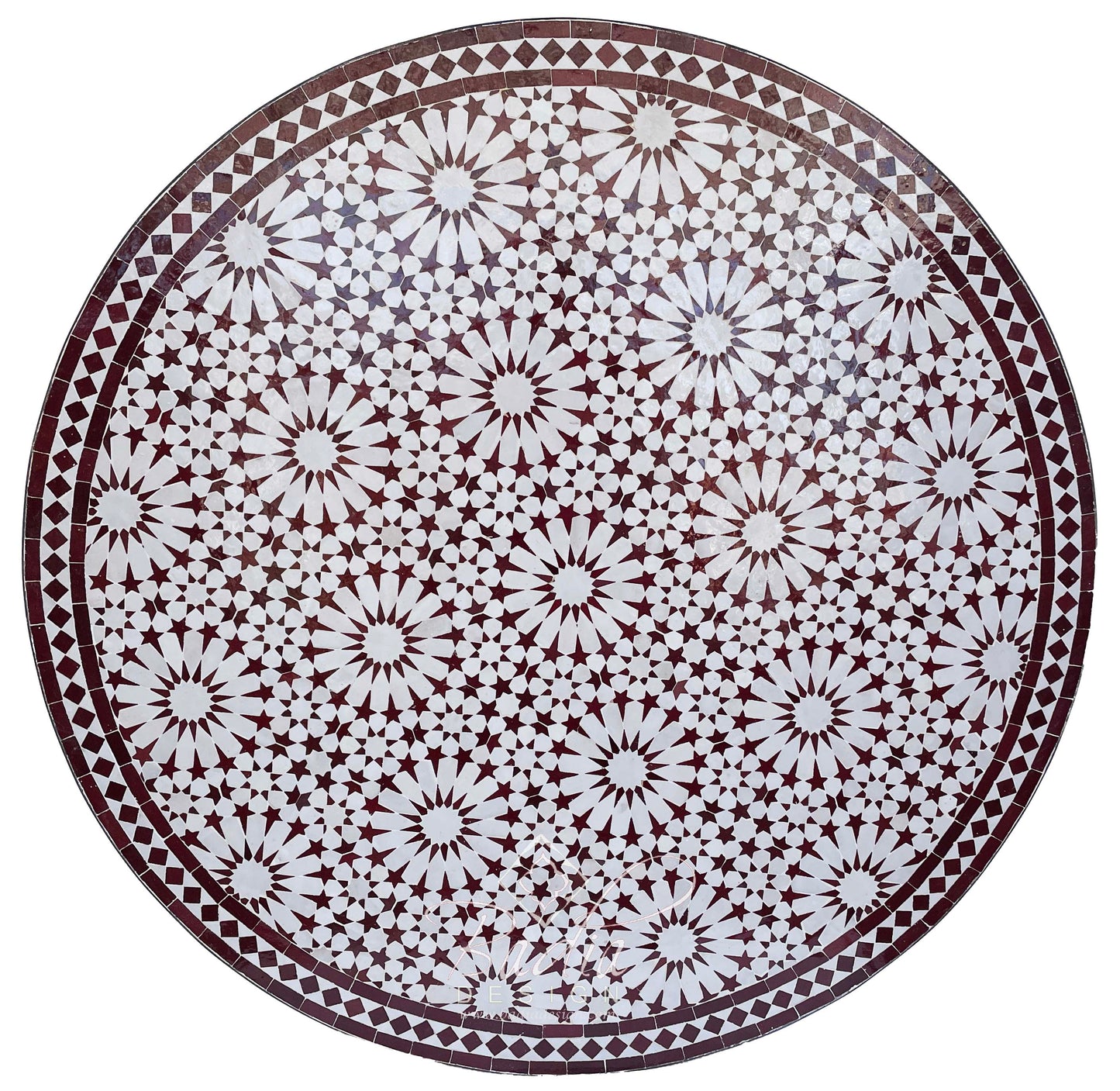 Moroccan Mosaic Tile Table Top