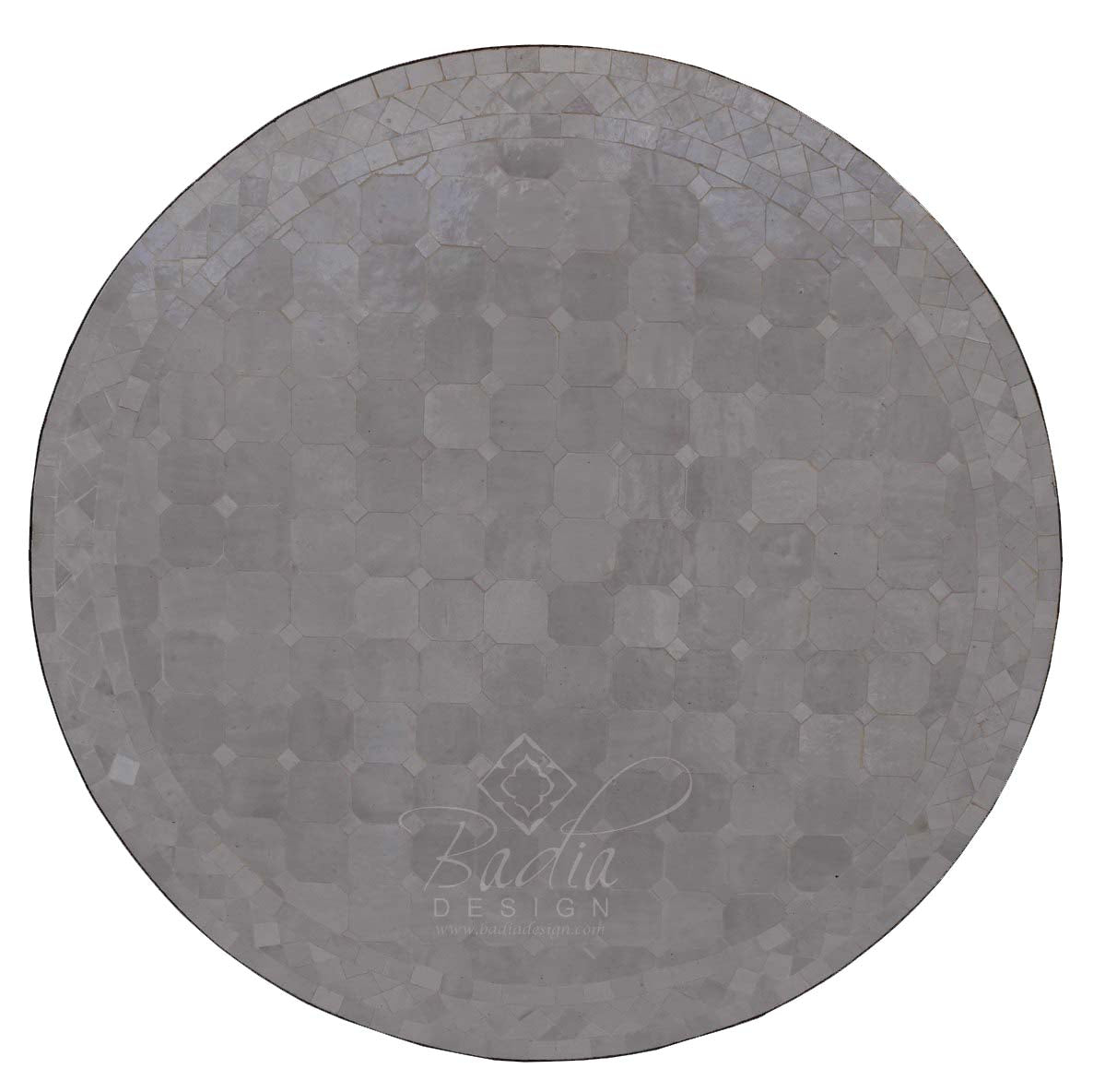 Round Mosaic Tile Table Top