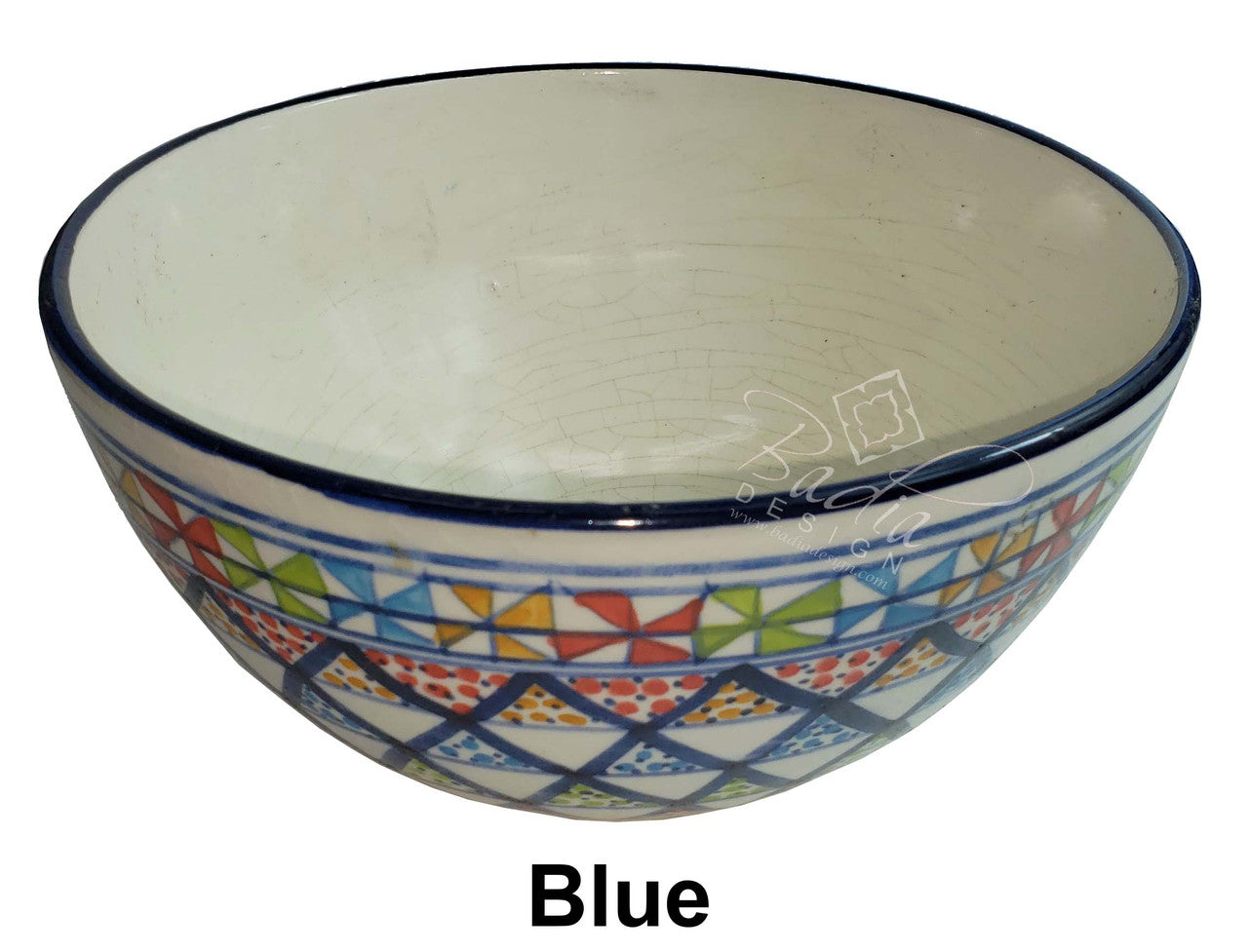 Small Multi Color Hand Painted Ceramic Bowl
