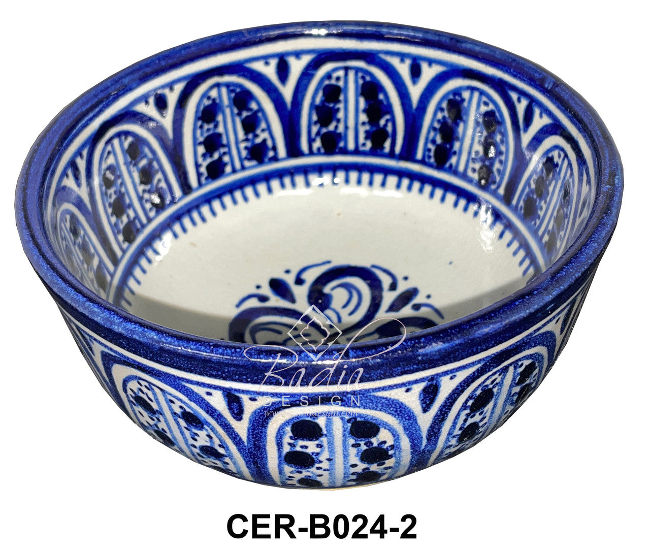 Multi-Color Hand Painted Ceramic Bowls