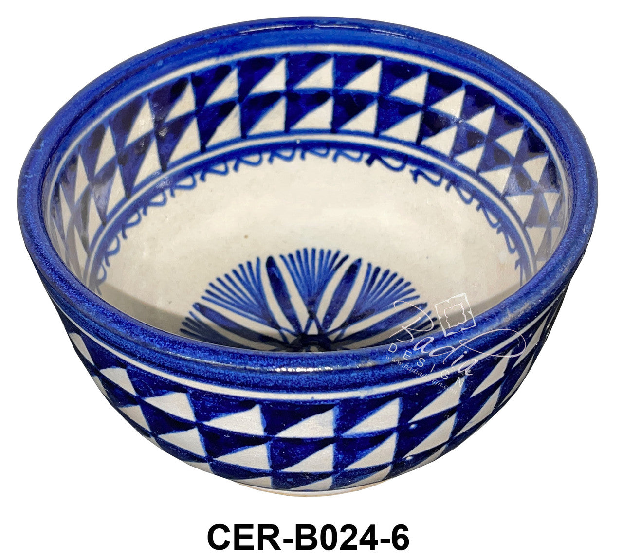 Multi-Color Hand Painted Ceramic Bowls