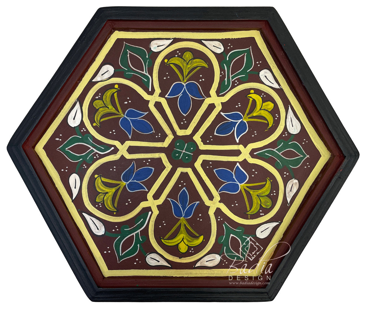 Colorful Hand Painted Side Tables