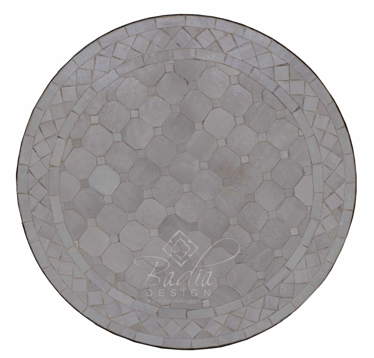 Moroccan Round Tile Table Top