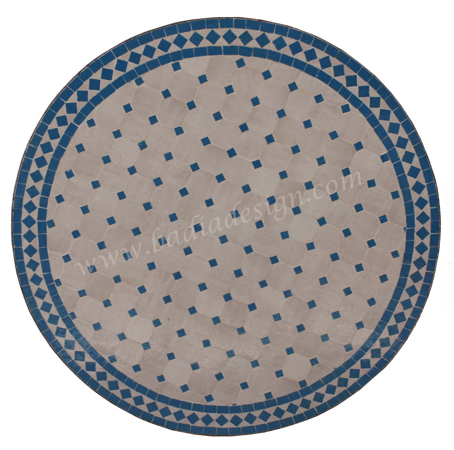 Round Mosaic Tile Table Top