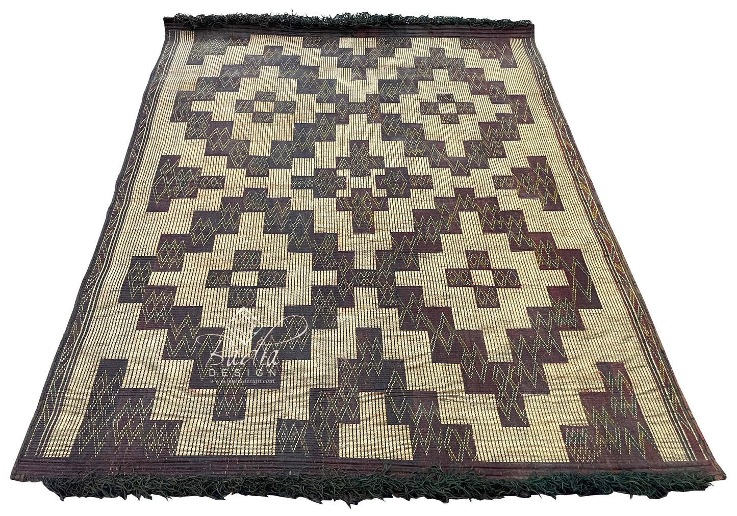 Handwoven Berber Designed Straw Mat