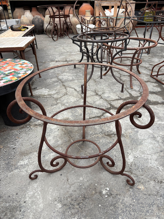 Wrought Iron Table Base #18