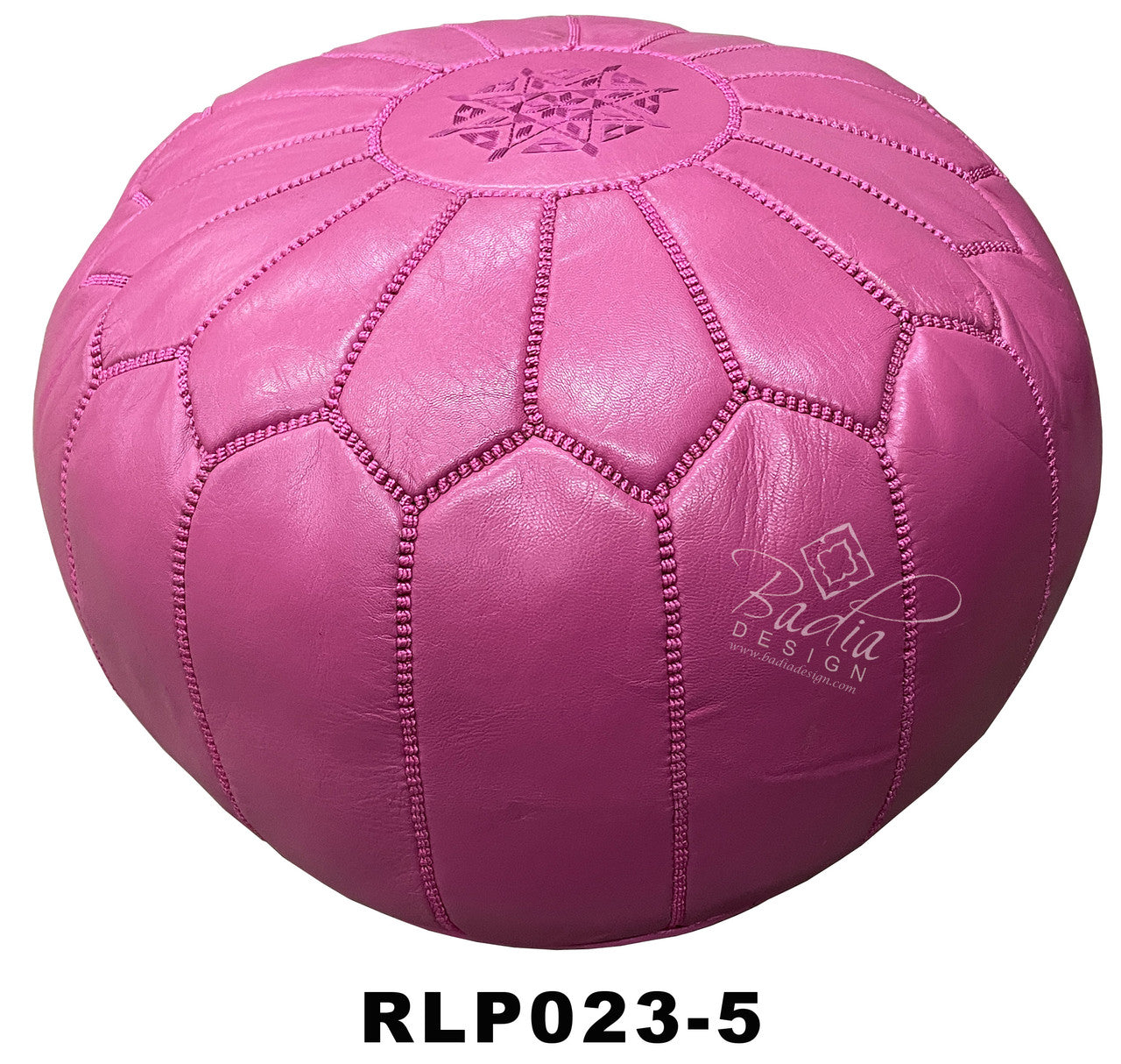Premium Leather Moroccan Ottoman