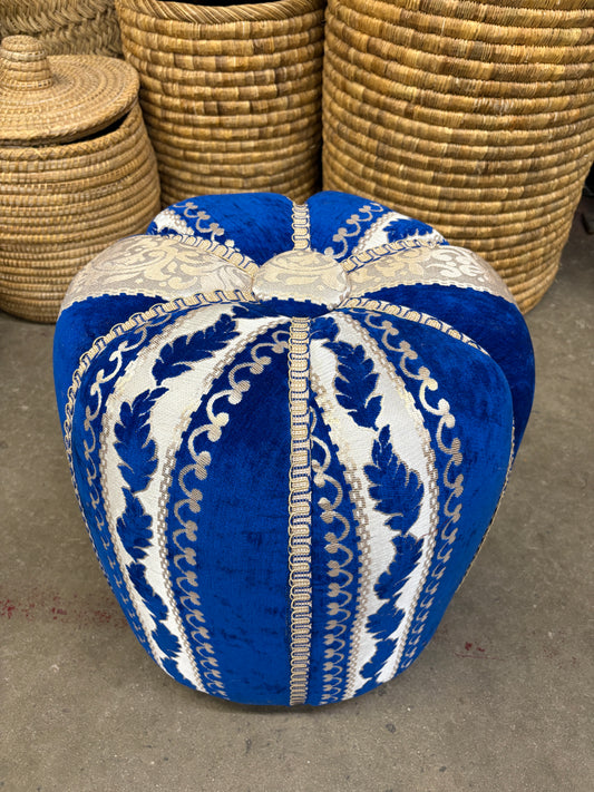 Moroccan Stuffed Fabric Pouf
