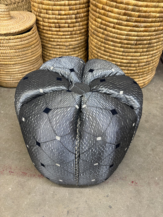 Moroccan Stuffed Fabric Pouf