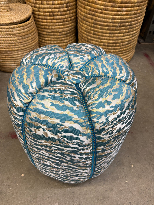 Moroccan Stuffed Fabric Pouf