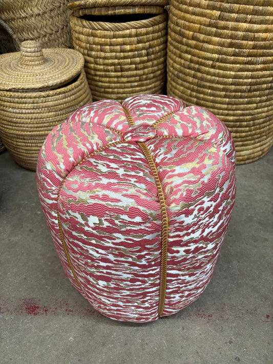 Moroccan Stuffed Fabric Pouf