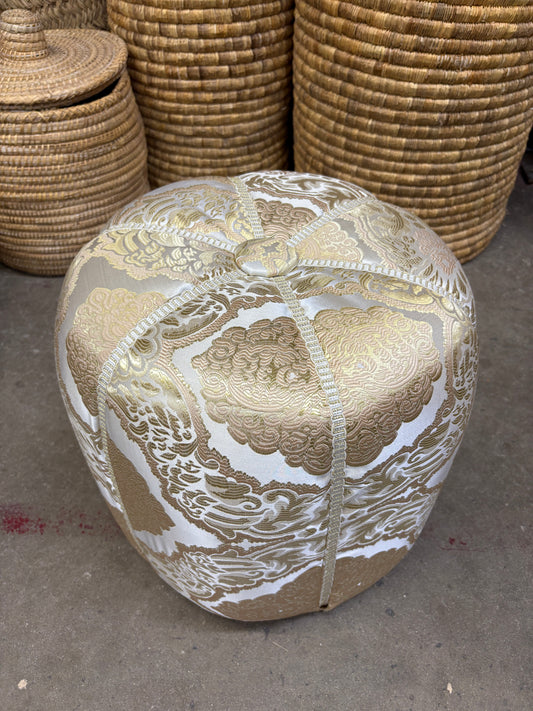 Moroccan Stuffed Fabric Pouf