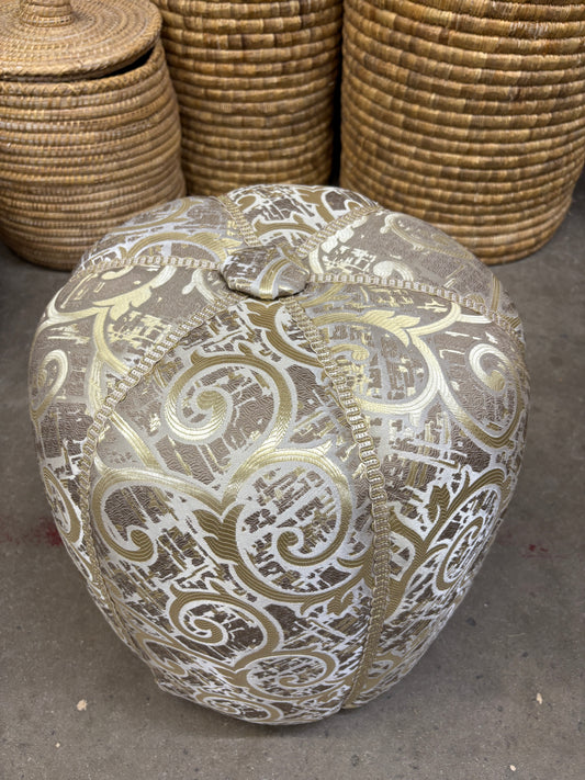 Moroccan Stuffed Fabric Pouf
